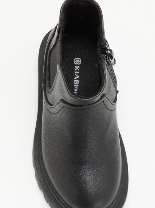 Faux Leather Boots - Kiabi