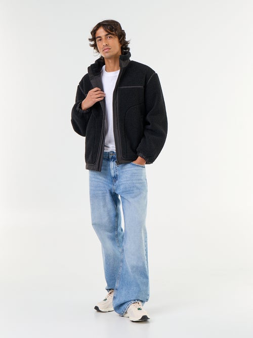 Faux Shearling Jacket - Kiabi