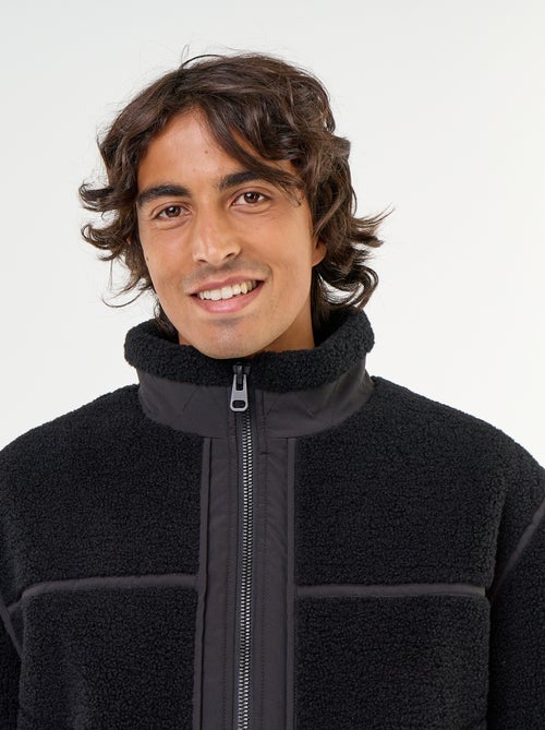 Faux Shearling Jacket - Kiabi
