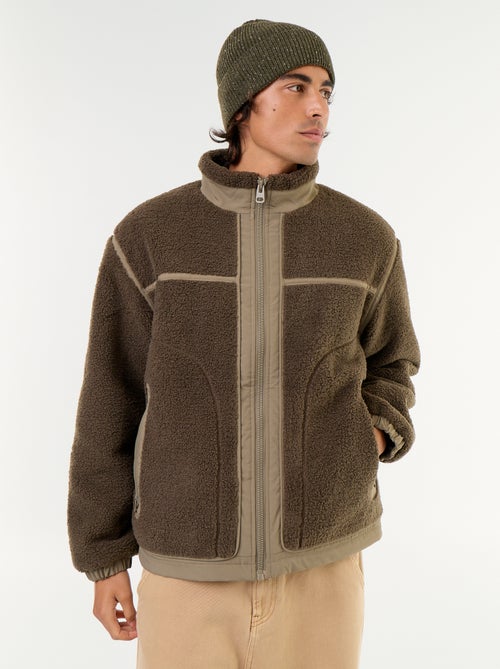 Faux Shearling Jacket - Kiabi