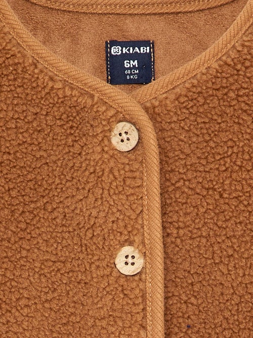 Faux Sheepskin Vest - Kiabi