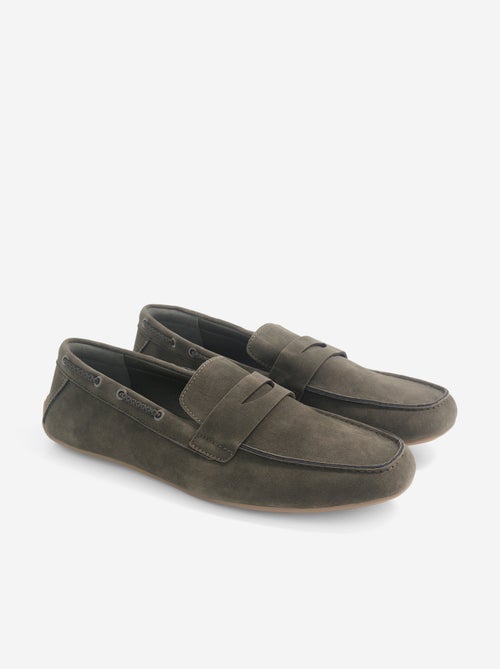 Faux Suede Boat Shoes - Kiabi