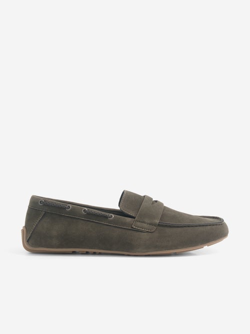 Faux Suede Boat Shoes - Kiabi