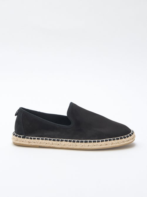 Faux Suede Espadrilles with Flat Sole - Kiabi
