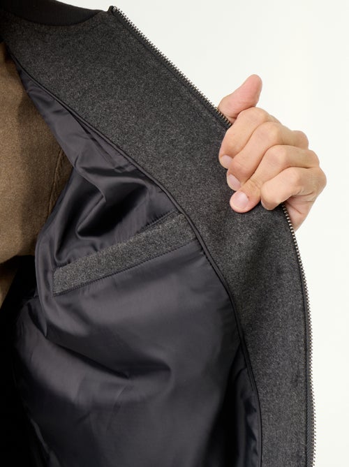Faux Wool Jacket - Kiabi