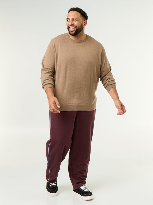 Feinstrick-Pullover mit Rundhals - Kiabi