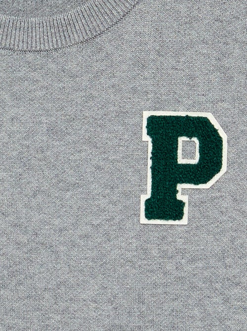 Feinstrick-Pullover mit Rundhalsausschnitt - Kiabi