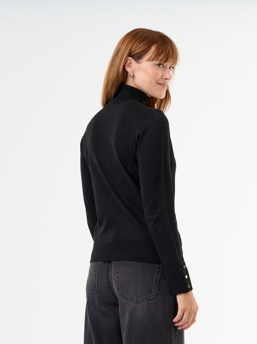 Feinstrick-Rollkragenpullover - Kiabi