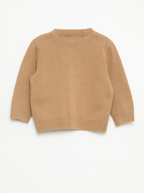 Feinstrick-Strickjacke mit V-Ausschnitt - Kiabi