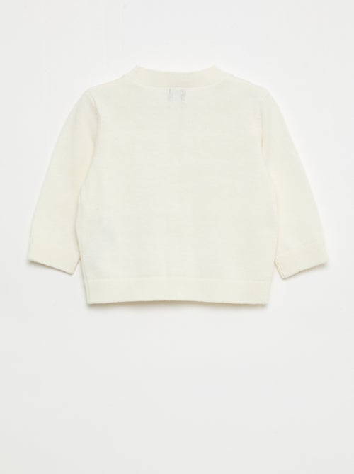 Feinstrick-Strickjacke mit V-Ausschnitt - Kiabi