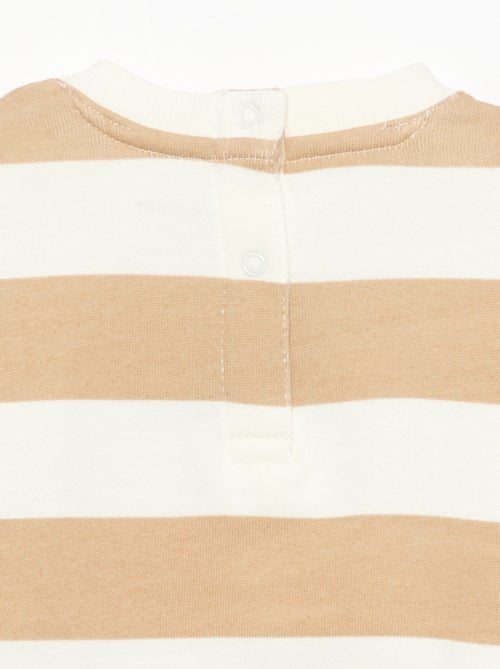 Felpa a maniche lunghe in pile con animazione - Kiabi