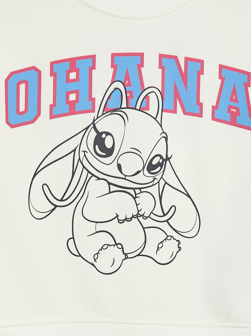 Felpa 'Angel' 'Disney' Bianco - Kiabi