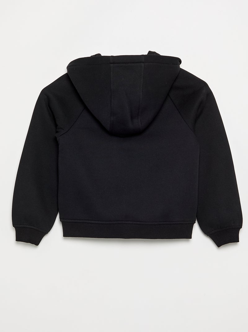 Felpa con cappuccio - collezione facile da indossare Nero - Kiabi