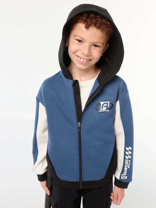 Felpa con cappuccio e zip - Kiabi Felpa con cappuccio e zip - Kiabi