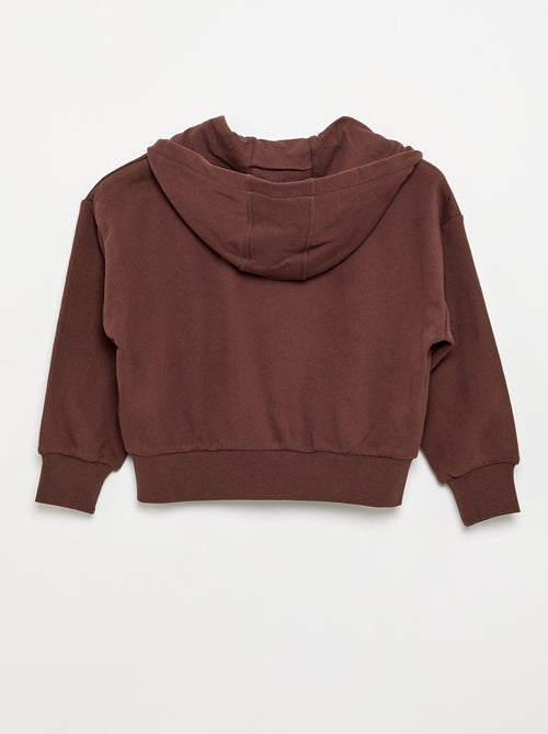 Felpa con cappuccio e zip - Kiabi