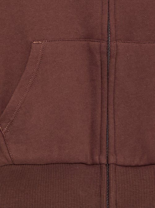 Felpa con cappuccio e zip - Kiabi