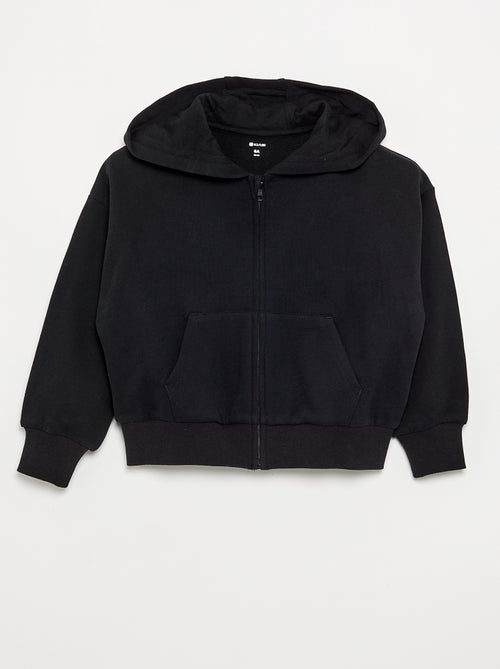 Felpa con cappuccio e zip - Kiabi