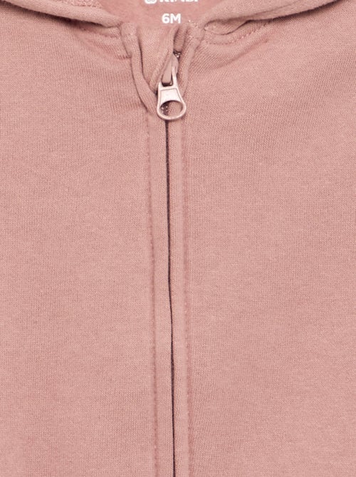 Felpa con cappuccio e zip - Kiabi
