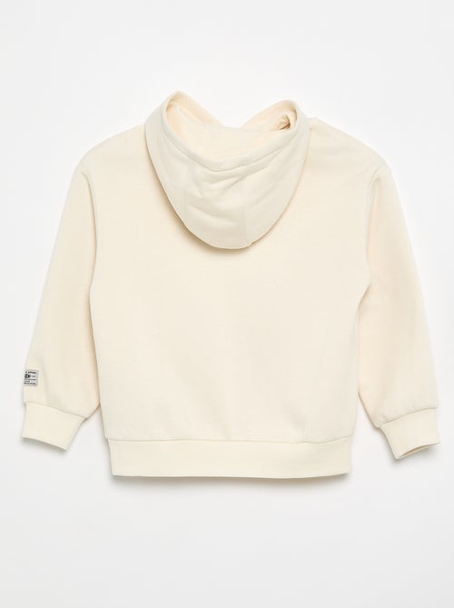 Felpa con cappuccio stampata - Kiabi
