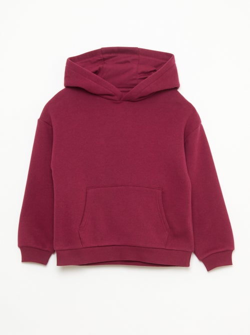 Felpa con cappuccio taglio loose - Kiabi
