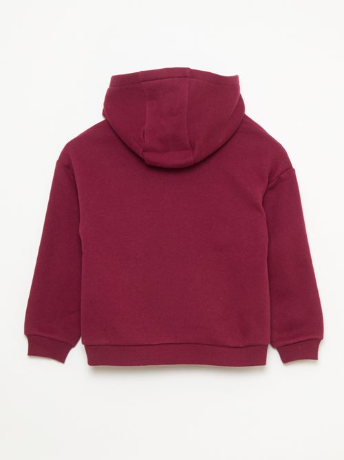 Felpa con cappuccio taglio loose - Kiabi
