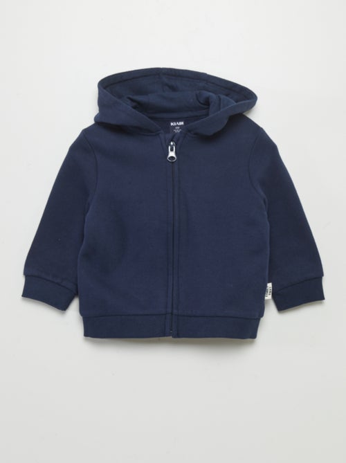 Felpa con zip e cappuccio - Kiabi