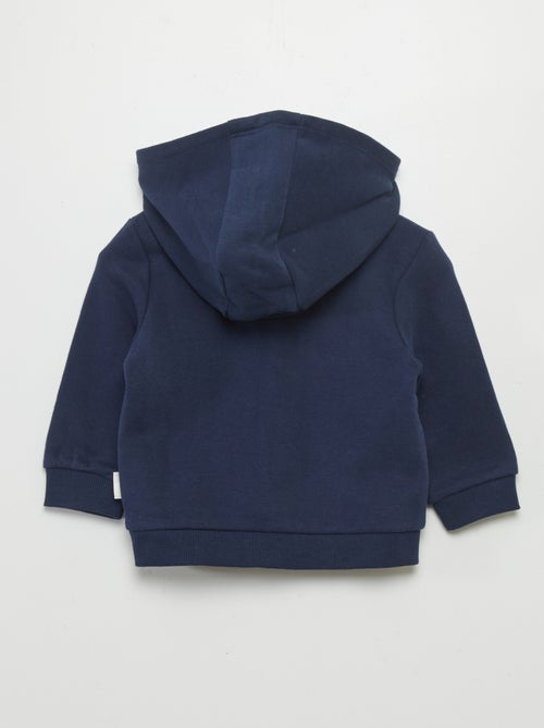 Felpa con zip e cappuccio - Kiabi
