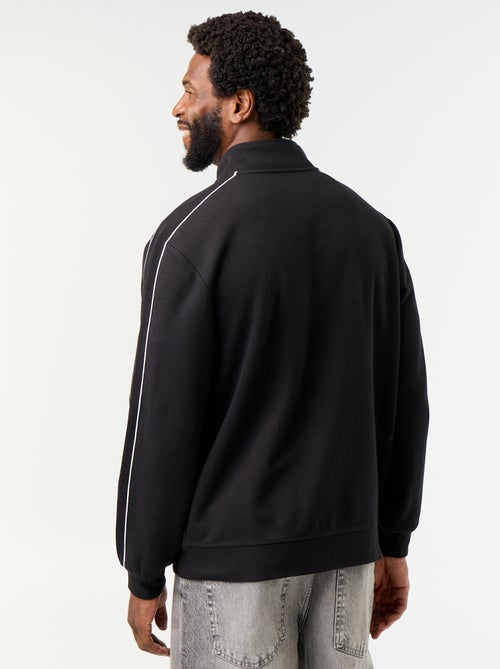 Felpa con zip in felpa - Kiabi