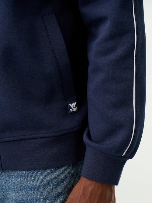 Felpa con zip in felpa - Kiabi