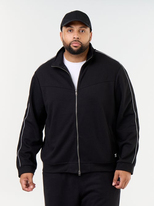 Felpa con zip in pile leggero - Kiabi