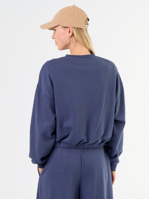 Felpa crop top - Kiabi
