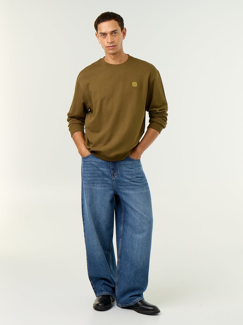 Felpa girocollo - Kiabi Verde - Kiabi
