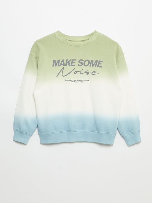 Felpa girocollo tie-dye stampata - Kiabi