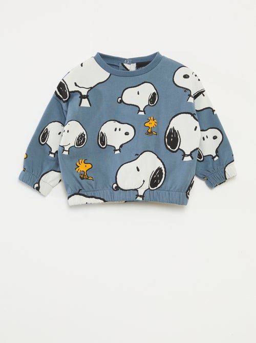 Felpa in felpa garzata "Snoopy" - Kiabi