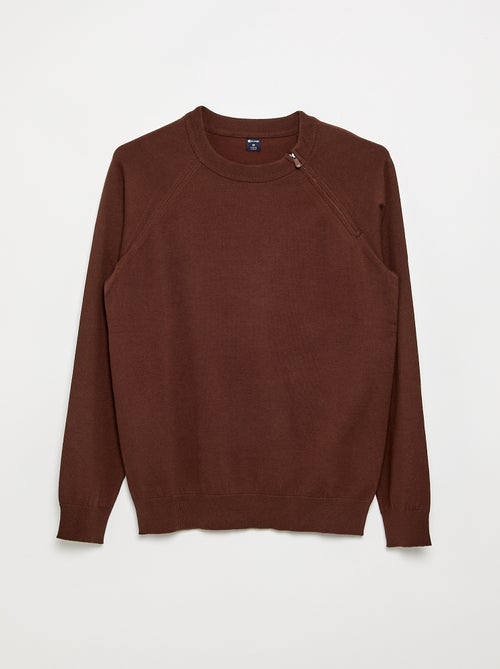 Felpa in maglia - collezione facile da indossare - Kiabi