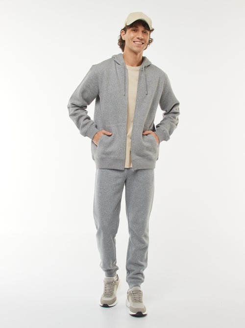 Felpa in pile con cappuccio e zip - Kiabi