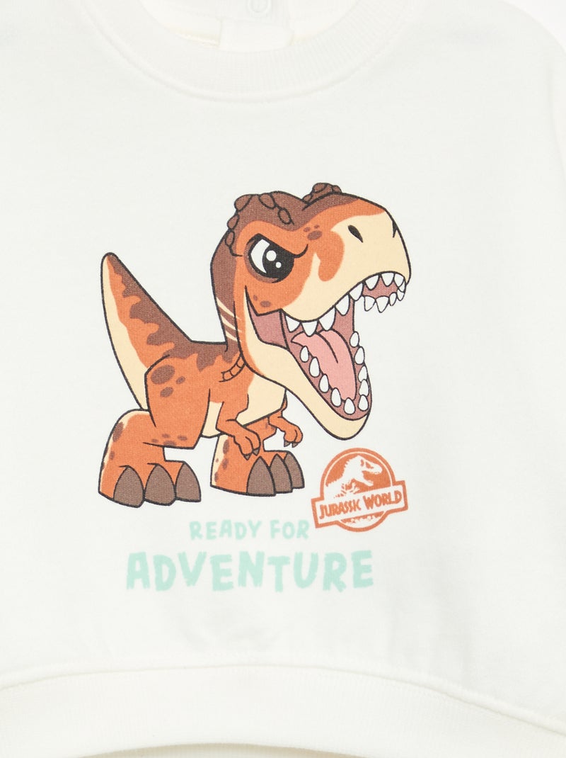 Felpa 'Jurassic World' con maniche a contrasto Verde - Kiabi