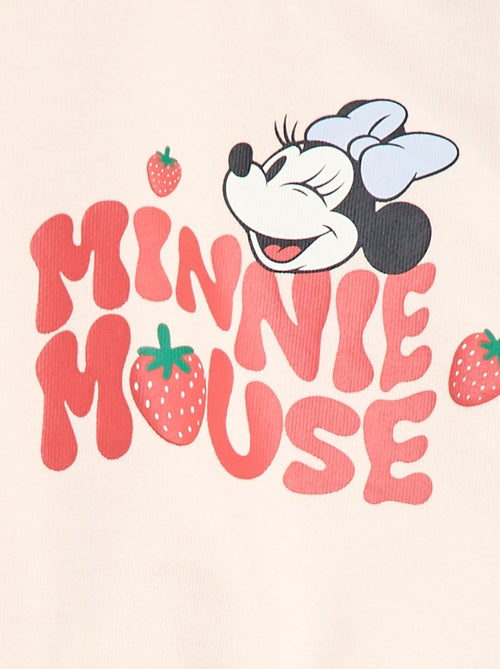 Felpa 'Minnie' 'Disney' a maniche lunghe con volant ricamati - Kiabi