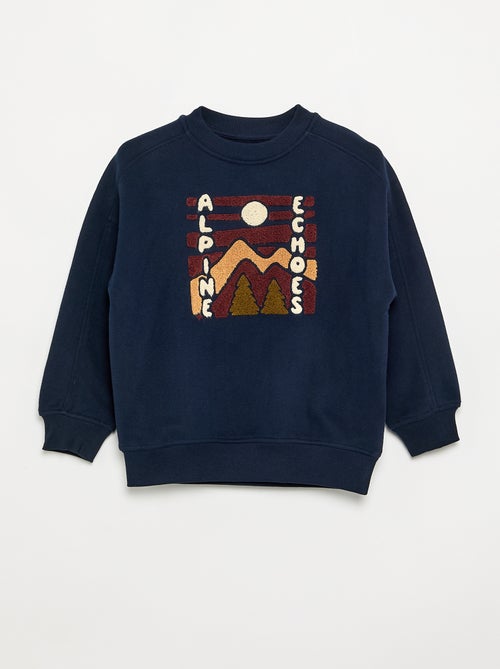 Felpa oversize stampata - Kiabi Felpa oversize stampata - Kiabi