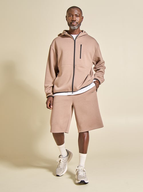 Felpa sportiva con zip (ekstract) - Kiabi