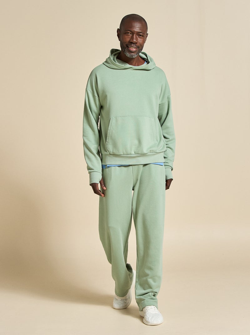 Felpa sportiva unisex - (ekstract) Verde - Kiabi
