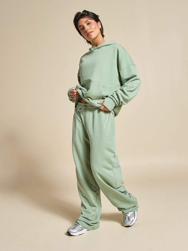 Felpa sportiva unisex - (ekstract) Verde - Kiabi