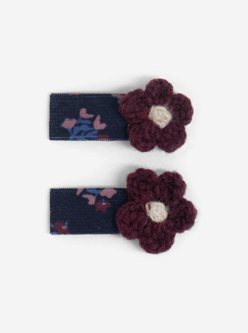 Fermagli a coccodrillo a forma di fiori Blu - Kiabi