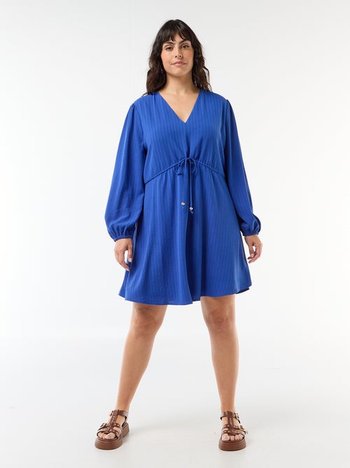 Festliches Kleid mit langen Ärmeln - Kiabi