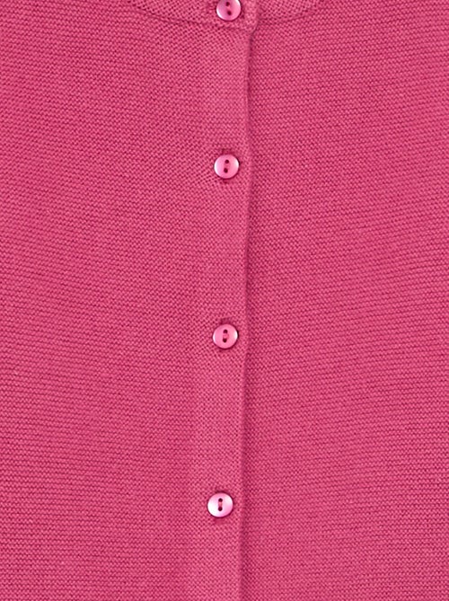 Fine gauge knit plain cardigan - Kiabi