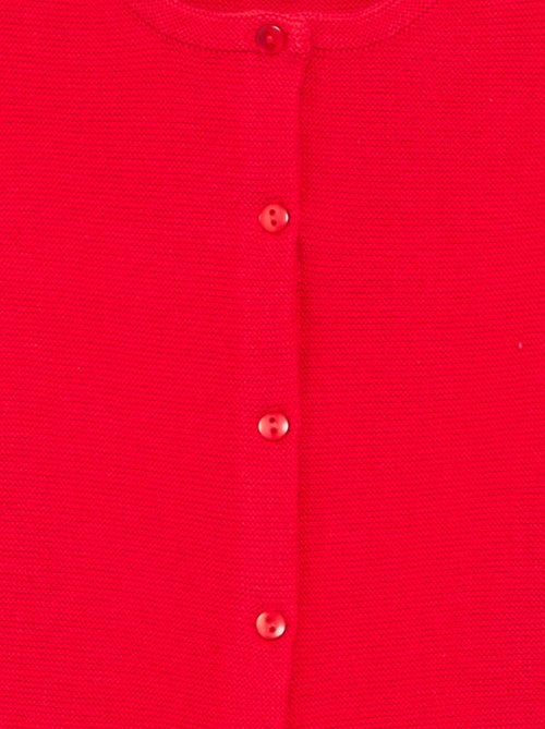 Fine gauge knit plain cardigan - Kiabi