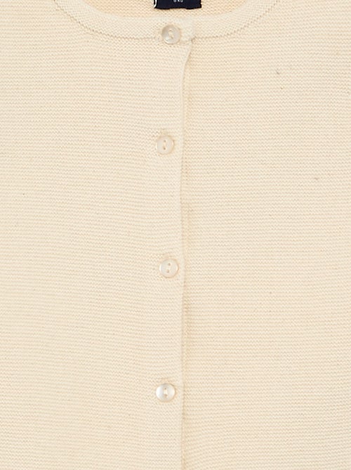 Fine gauge knit plain cardigan - Kiabi