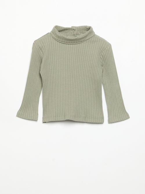 Fine Ribbed Undershirt - Kiabi Fine Ribbed Undershirt - Kiabi