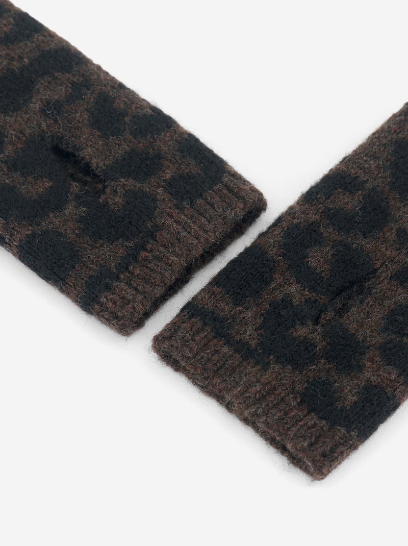 Fingerlose Fäustlinge Marron - Kiabi