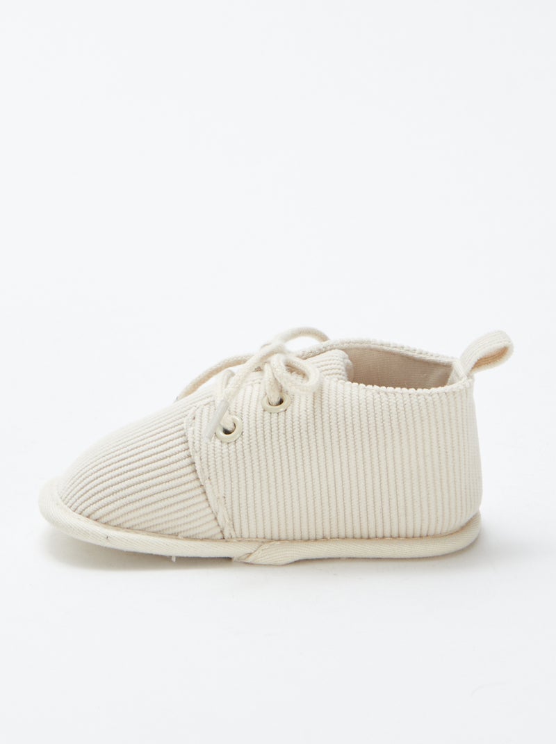 Finkli mit Schnürsenkeln Beige - Kiabi